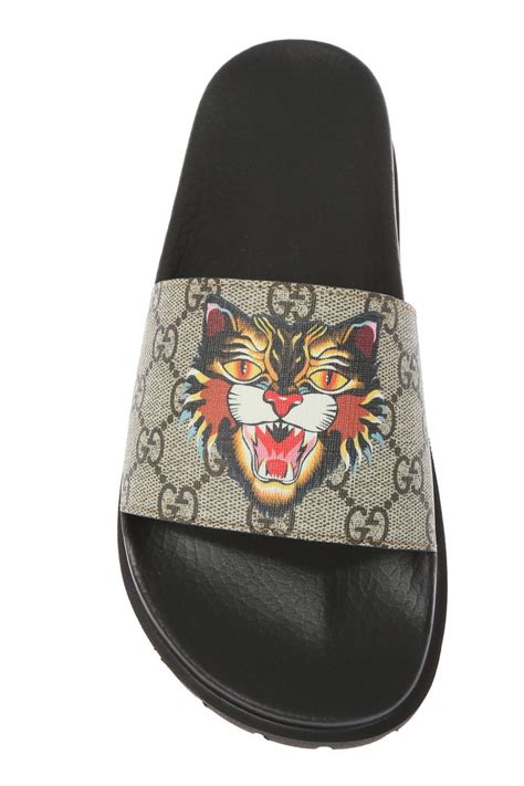 gucci tiger sneakers replica|Gucci tiger head slides.